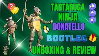 TARTARUGA NINJA - DONATELLO - NECA BOOTLEG - UNBOXING E REVIEW #tmnt #neca #bootleg #actionsfigures
