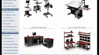 Glass Computer Desk