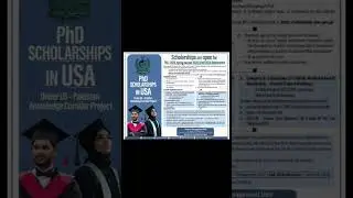 BS, MS, MPhil students can apply# last date November 2025#fullyfunded#scholarship#america#career