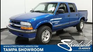 2001 Chevrolet S-10 Crew Cab 4x4 for sale | 3709-TPA