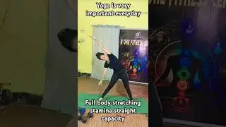 yoga is very important everyday full body stretching stranding and stamina capacity 🧘&zwj;♀️#fitness