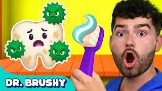 🪥 Tooth Rescue Adventure | Clean, Fix & Shine with Dr. Brushy 🦷✨ | Healthy Habits for Kids