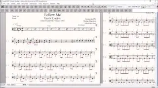 Drum Score World - Uncle Kracker - Follow Me (Sample)