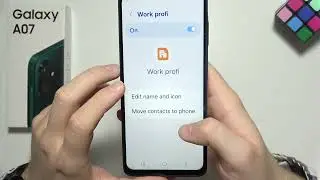 Samsung A07: How to Turn On Mobile Data
