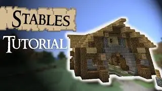 Minecraft Tutorial: Medieval HORSE STABLES