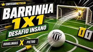 FUTEBOL BARRINHA 1X1: DOUGLINHAS x PIETRO x1 CRIAN&Ccedil;A