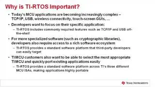 TI-RTOS Overview