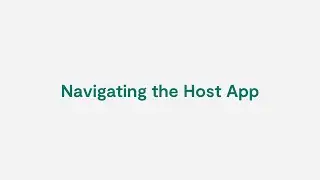 Navigating the Host App  How to Claim a job