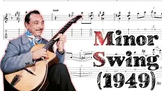 Minor Swing (1949) | Django Reinhardt [Gypsy Jazz Transcription]