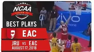 NCAA 94 MB: Renz Gonzales leaves defender in the dust for smooth layup | EAC | Best Plays