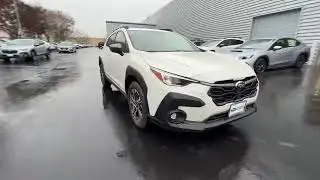 2025 Subaru Crosstrek New Crystal White Gray NEWPORT OREGON PRE_OWNED TOYOTA NEW Crosstrek DEALS CU