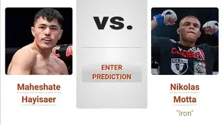 Maheshate Hayisaer VS Nikolas Motta | UFC Fight Night Preview & Picks | Pinoy Silent Picks