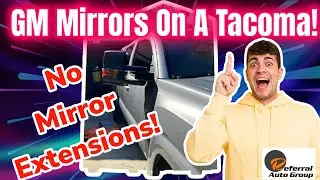 Зеркала GM Tow установлены на Tacoma | Больше никаких гибких удлинителей зеркал! / Referral Auto ...