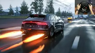 Assetto Corsa - Audi RSQ8 Quattro on Nohesi 415 Traffic Server! | Steering Wheel Gameplay