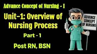 Unit 1 - Overview of Nursing Process - Part-1 | Advance Concept of Nursing(ACN) | Nursing Care Plan