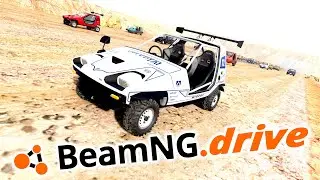 &iexcl;Carrera &eacute;pica de micro coches en el desierto! - Beamng.Drive