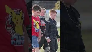 8yr#kartracing #2025 #merrittvillespeedway #kidsracing #dirtracing