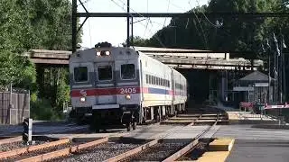 20180612 June 12 2018 CSX Trenton Line Q031 Q439 Q403 NS 17G 14G intermodal Tropicana OJ SEPTA AEM-7