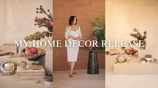 MY HOME DECOR RELEASE: bts of design, the shoot day and where I drew inspo for Anastasio Home