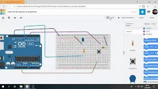 Tinkercad İle Arduino Bölüm 9 : Butona 1 Kez Basınca Ledin Yanması ve Sönmesi