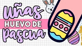 ¡AMO ESTOS COLORES! · UÑAS HUEVO DE PASCUA 🐰