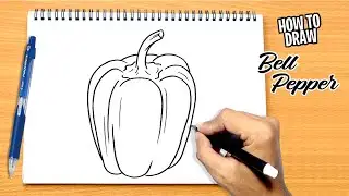 How to draw Bell Pepper
