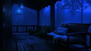 EPIC Balcony Thunderstorm: Rainstorm with NON Stop Thunder for Sleep