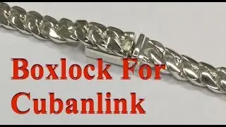 Boxlock for Cubanlink (part2 to making a cubanlink)