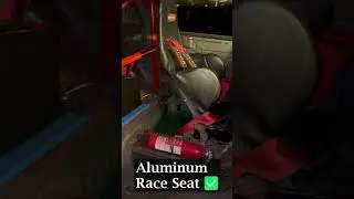 Aluminum Race Seat ✅ Installed