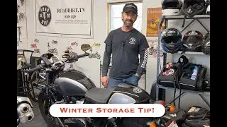 Winter Motorcycle Storage Tip!