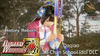 Dynasty Warriors 9 - Daqiao Ai-Chan School Idol DLC Costume Gameplay (Hard Difficulty)