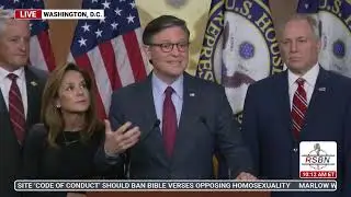 WATCH: Speaker Johnson and GOP Leadership Press Conference - 10/22/25