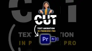 Slice & Cut Animated Text in Premiere Pro | Easy & Fast #premiereproediting #premiereproeffects
