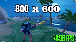 Stretched Resolution 800X600 FORTNITE CHAPTER 5  l RYZEN 5  l PERFOMANCE MODE  l 1080P