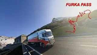 ETS2 | Truck Driving on Dangerous Roads in the CENTRAL ALPS - SWITZERLAND | Controller gameplay