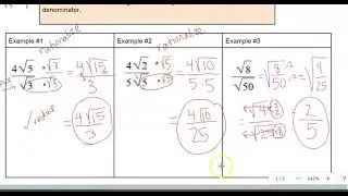 1 6 Dividing Radicals