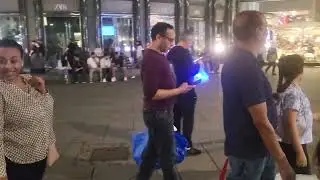 Night Walk through Vienna City Centre in Austria