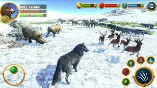 Virtual Arctic Wolf Family Sim / Part- 5 / Simulator Android Gameplay / Games Cohort