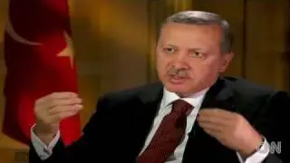 Turkish Prime Minister: Recep Tayyip Erdogan Denying the Armenian Genocide on CNN 13-04-2010