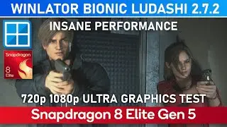 RESIDENT EVIL 2 REMAKE ~ Snapdragon 8 Elite Gen 5 PERFORMANCE TEST | Winlator Bionic Ludashi
