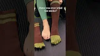 Have you ever tried toe socks? #toesocks #shoes #yogae #toe #foot #socksaddict #yoga #socks5