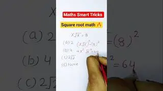Square root math 🔥