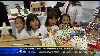 Culinary students battle in gingerbread house competition | 2012
