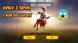 I got bloody mistress bundle 😱😜|| Only 3 spin 😱 || Gf💝