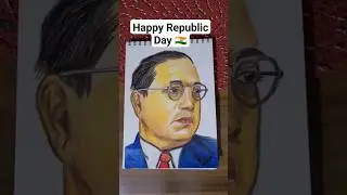Dr.BR Ambedkar artwork🇮🇳|The Creative Palette|#art #republicday #jaihind #india #trending #shorts