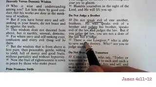 James 4:11-12