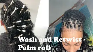 Wash and Retwist - Palm roll