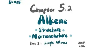 Structure & Nomenclature of Alkene (Part I: Simple Alkene) | Cis-Trans Isomers of Alkene | SDS SK025