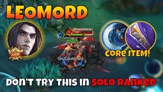 COMBO ITEM TERLARANG, CUMA BISA DIPAKE LEOMORD SEASON 39‼️LEOMORD BUILD CRITICAL GOLDEN STAFF - MLBB