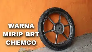 NIATNYA MAU PASANG BUAT FIZ R TAPI NGGA JADI ..CAT VELG MIRIP WARNA BRT CHEMCO NGGA SII?